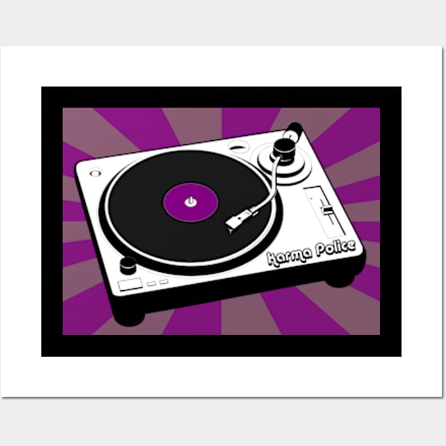 Vinyl Karma Police Wall Art by cindo.cindoan